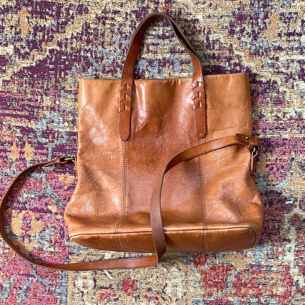 Madewell Leather Folding Over Bag